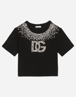 Jersey T-shirt with DG logo
