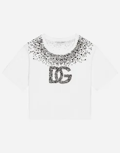 Jersey T-shirt with DG logo