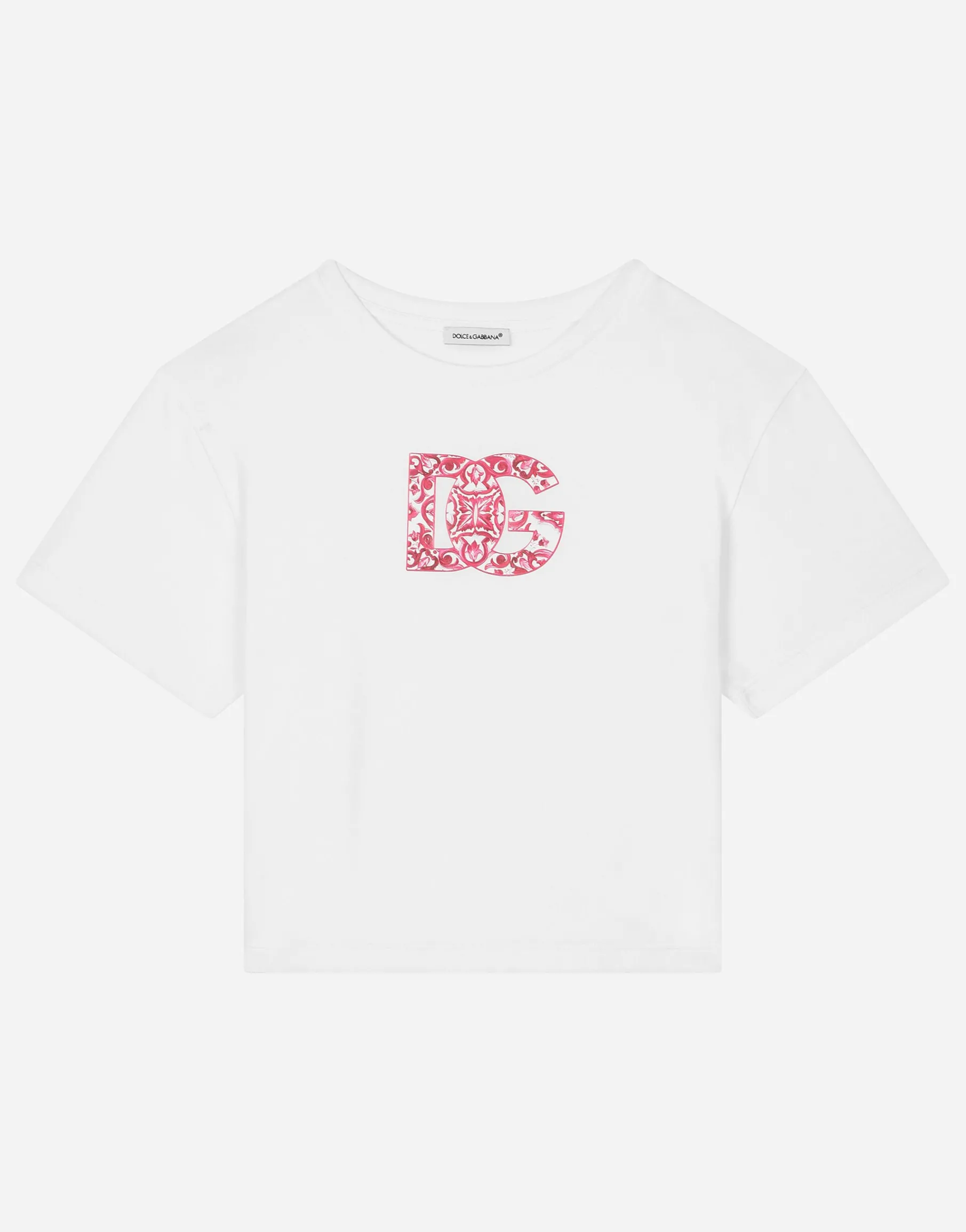 Jersey T-shirt with DG logo print