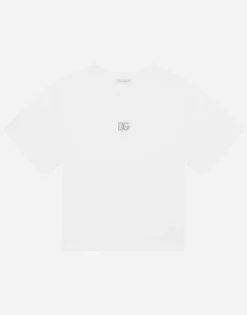 Jersey T-shirt with DG logo