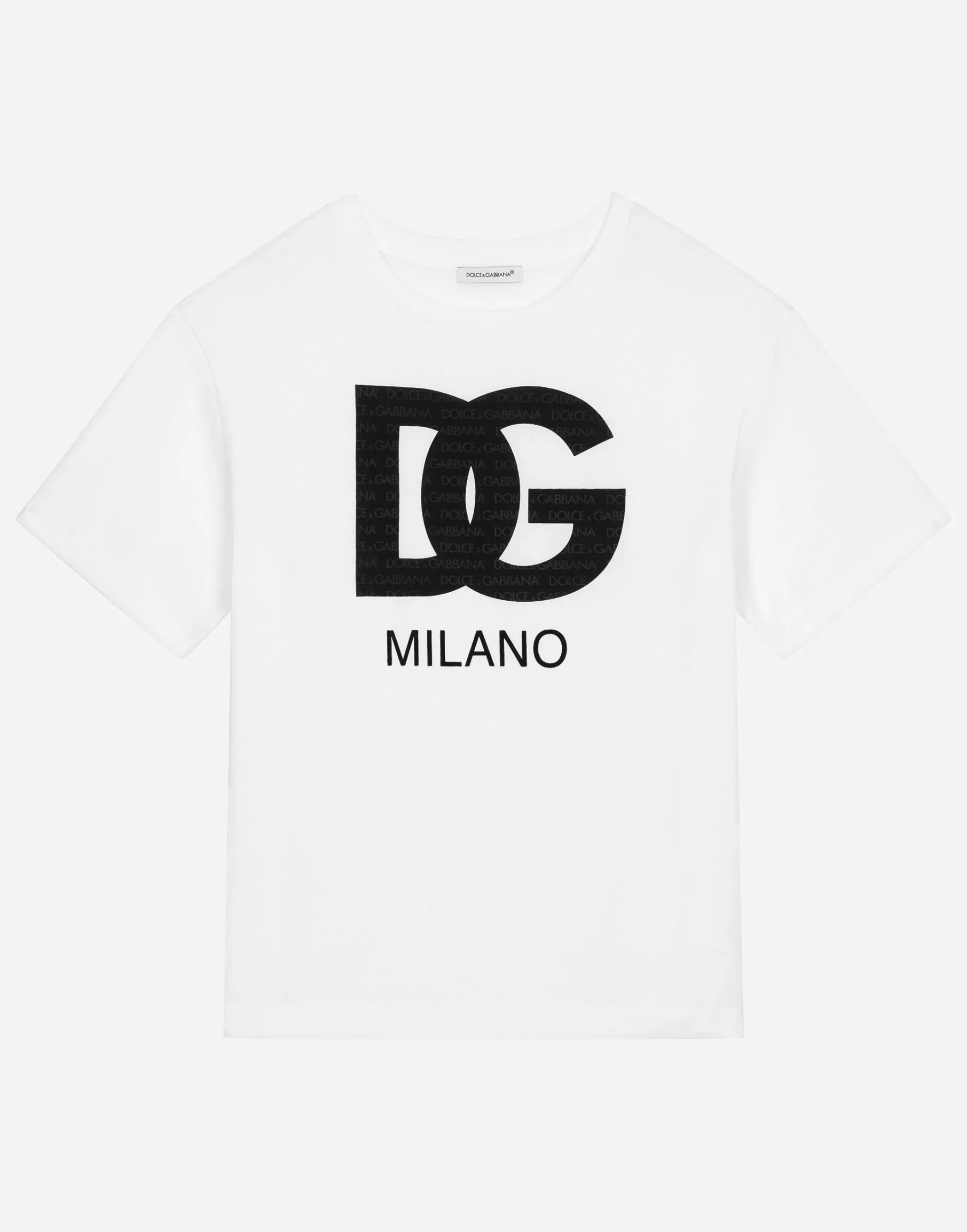 Jersey T-shirt with DG logo print