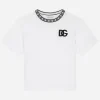 Jersey T-shirt with DG logo embroidery