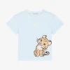 Jersey T-shirt with DG logo and leopard