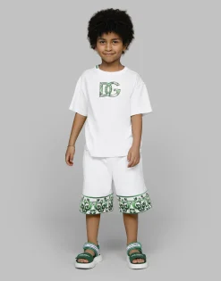 Jersey T-shirt with DG logo