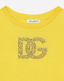 Jersey T-shirt with DG logo