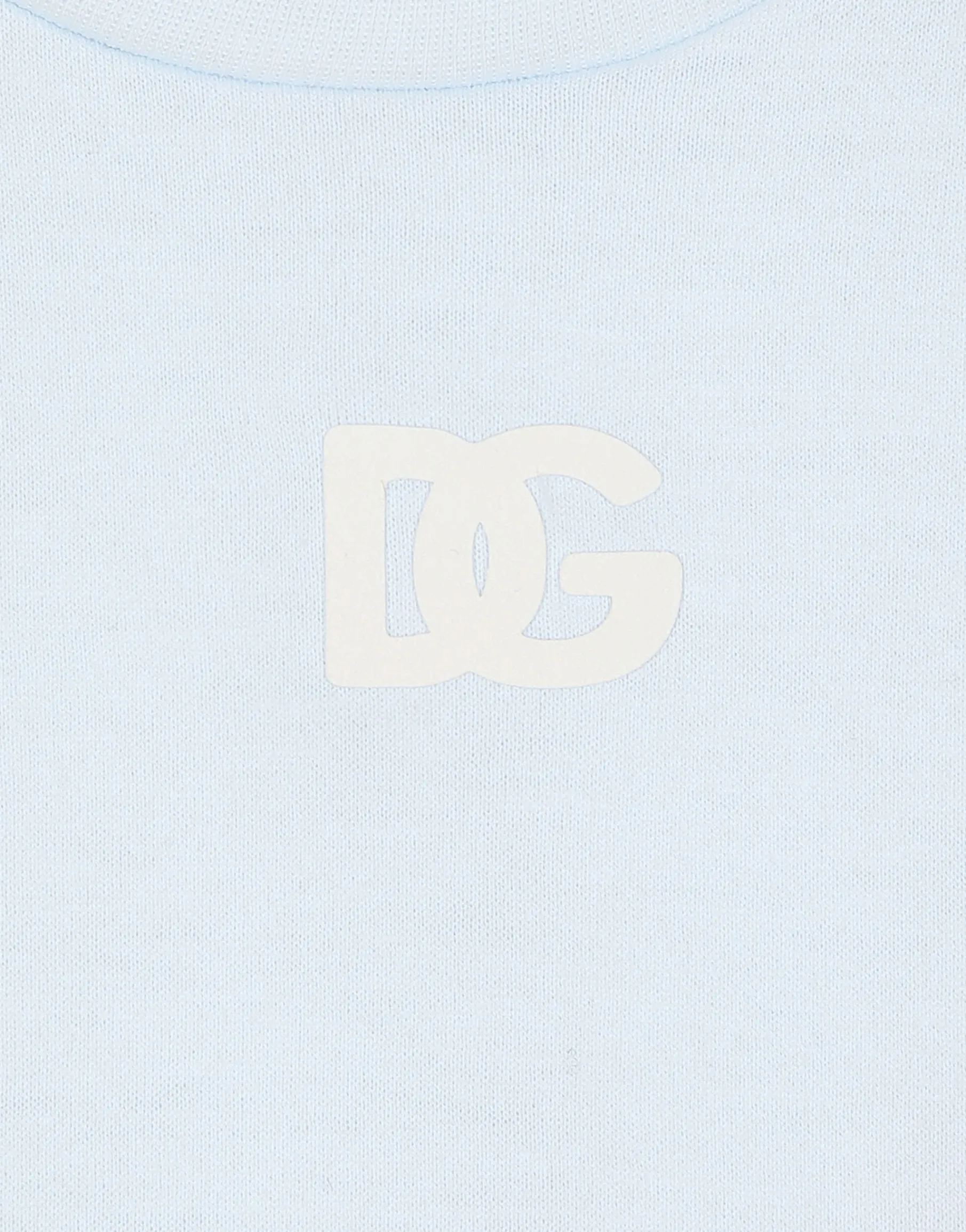 Jersey T-shirt with DG logo and leopard