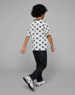 Jersey T-shirt with DG logo print