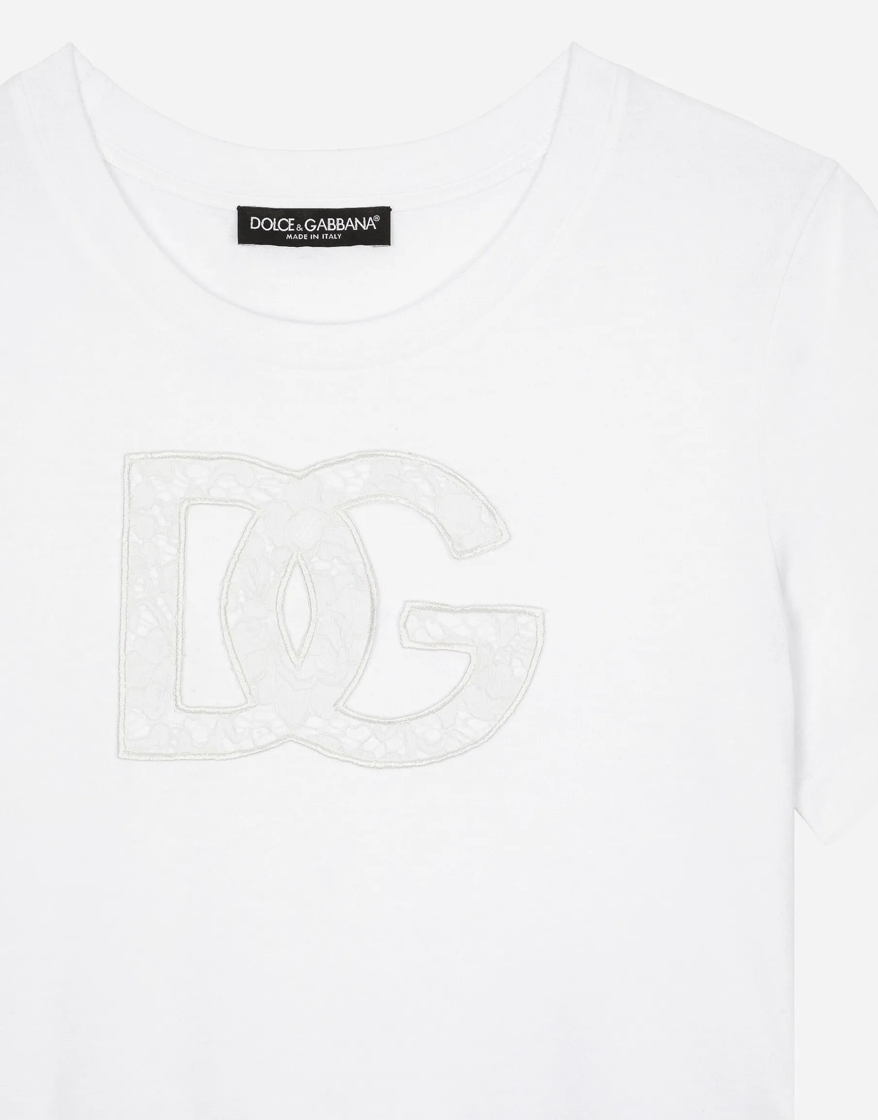 Jersey T-shirt with DG logo patch