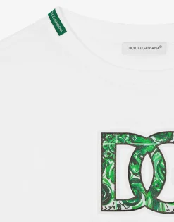 Jersey T-shirt with DG logo