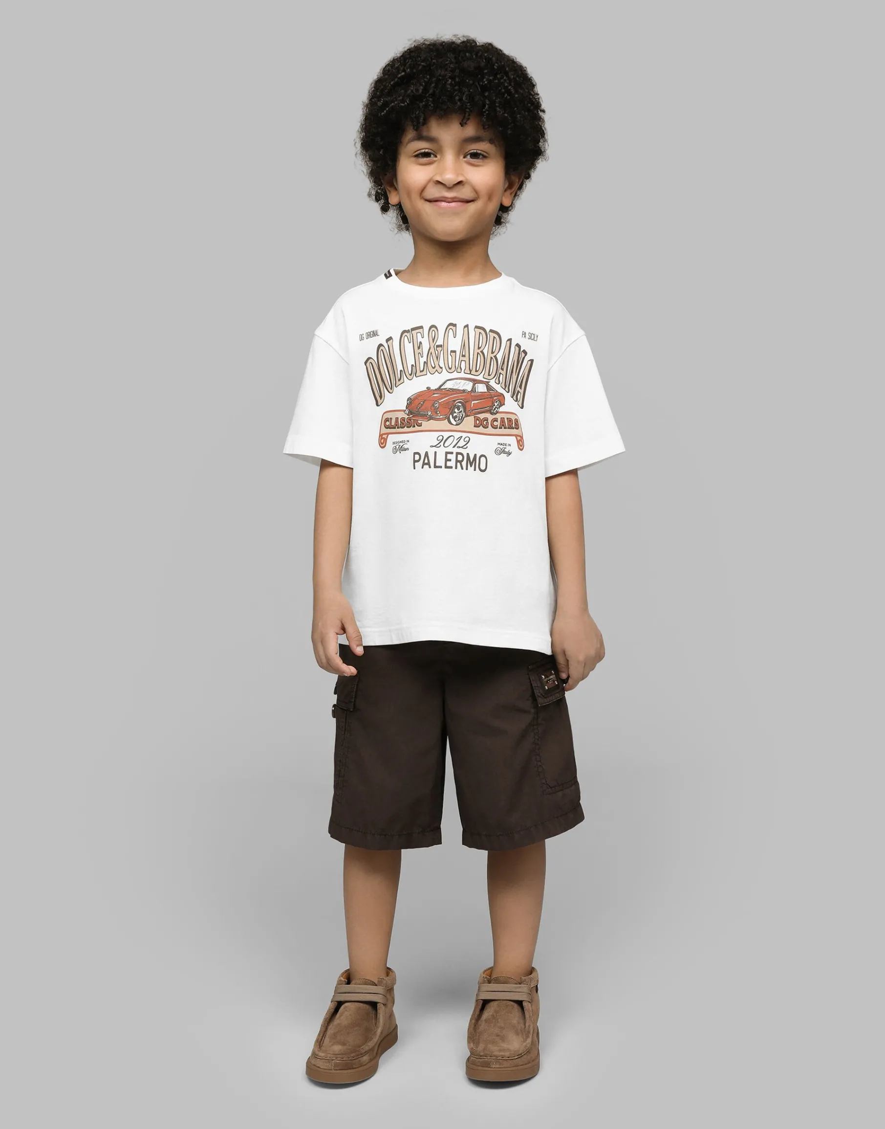 Jersey T-shirt with DG Palermo logo