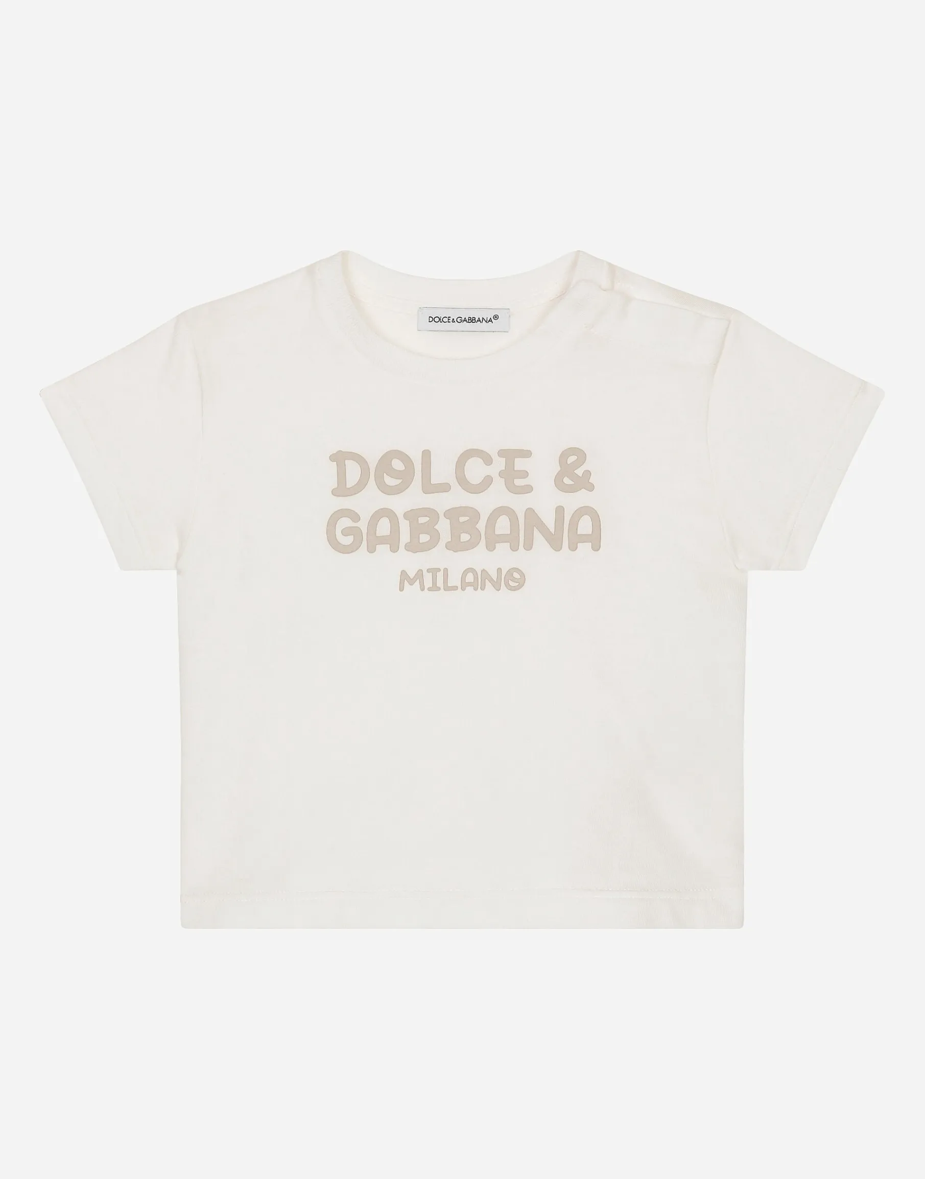 Jersey T-shirt with Dolce&Gabbana logo