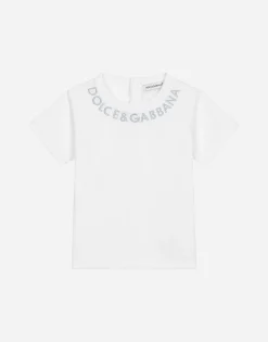 Jersey T-shirt with Dolce&Gabbana logo