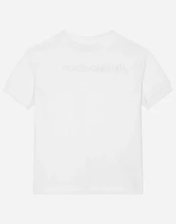 Jersey T-shirt with Dolce&Gabbana logo