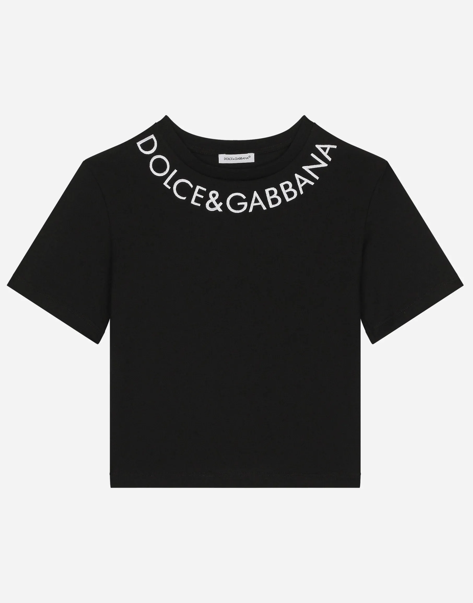 Jersey T-shirt with Dolce&Gabbana logo