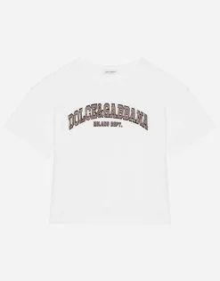 Jersey T-shirt with Dolce&Gabbana logo