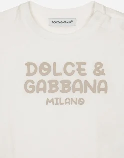 Jersey T-shirt with Dolce&Gabbana logo