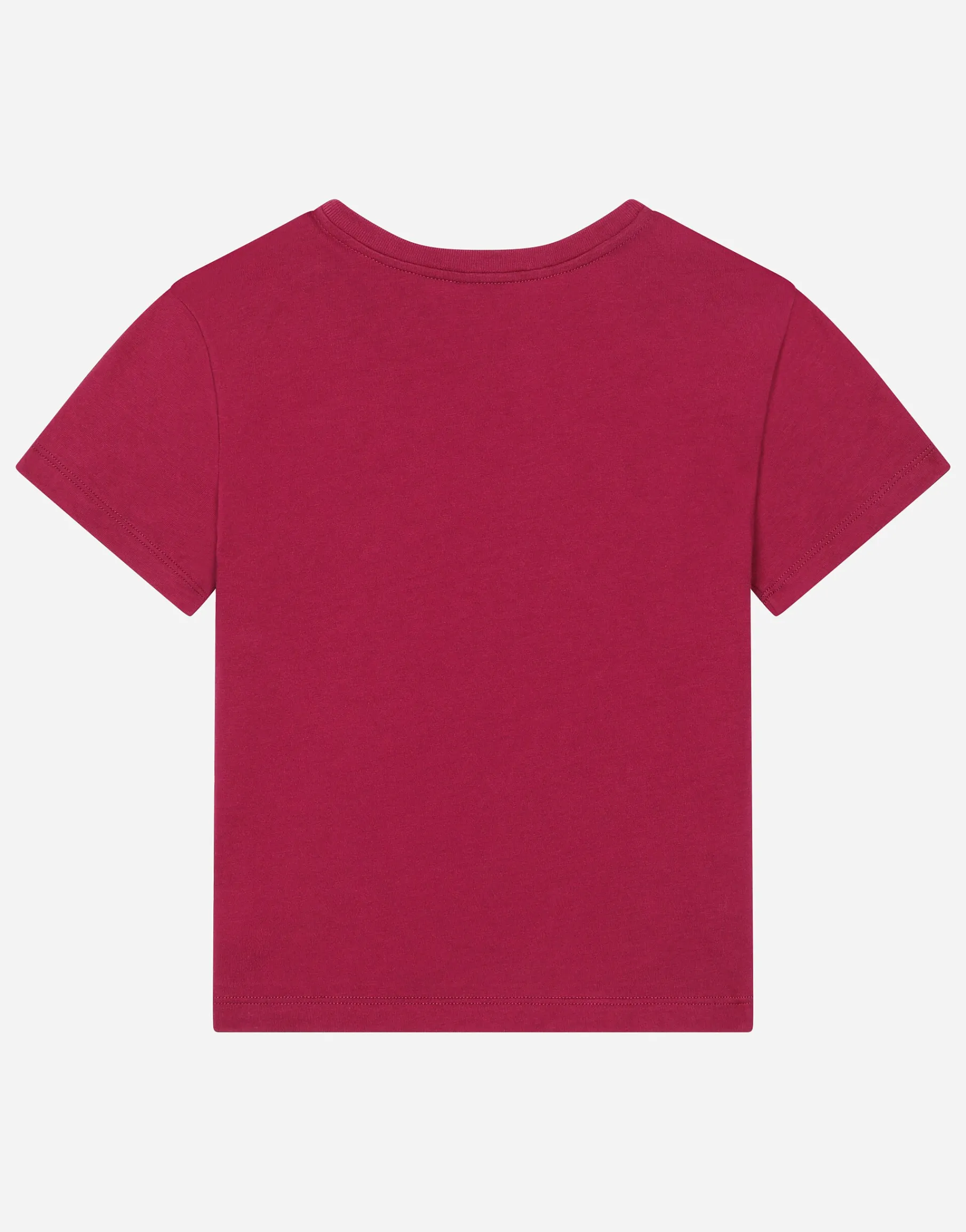 Jersey T-shirt with Dolce&Gabbana logo and rose