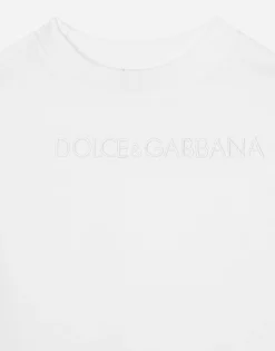Jersey T-shirt with Dolce&Gabbana logo