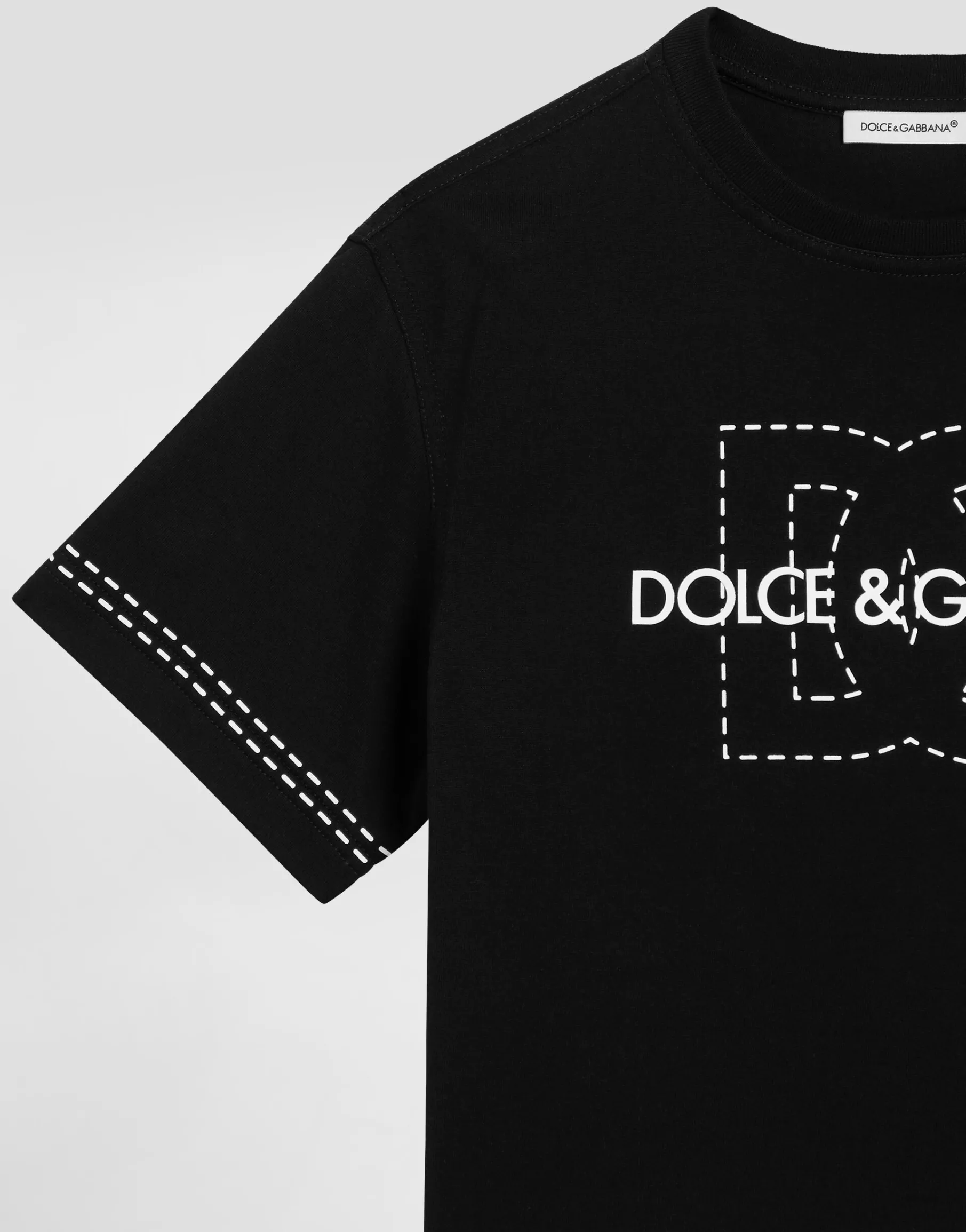 Jersey T-shirt with Dolce&Gabbana logo
