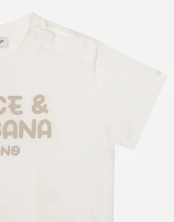 Jersey T-shirt with Dolce&Gabbana logo