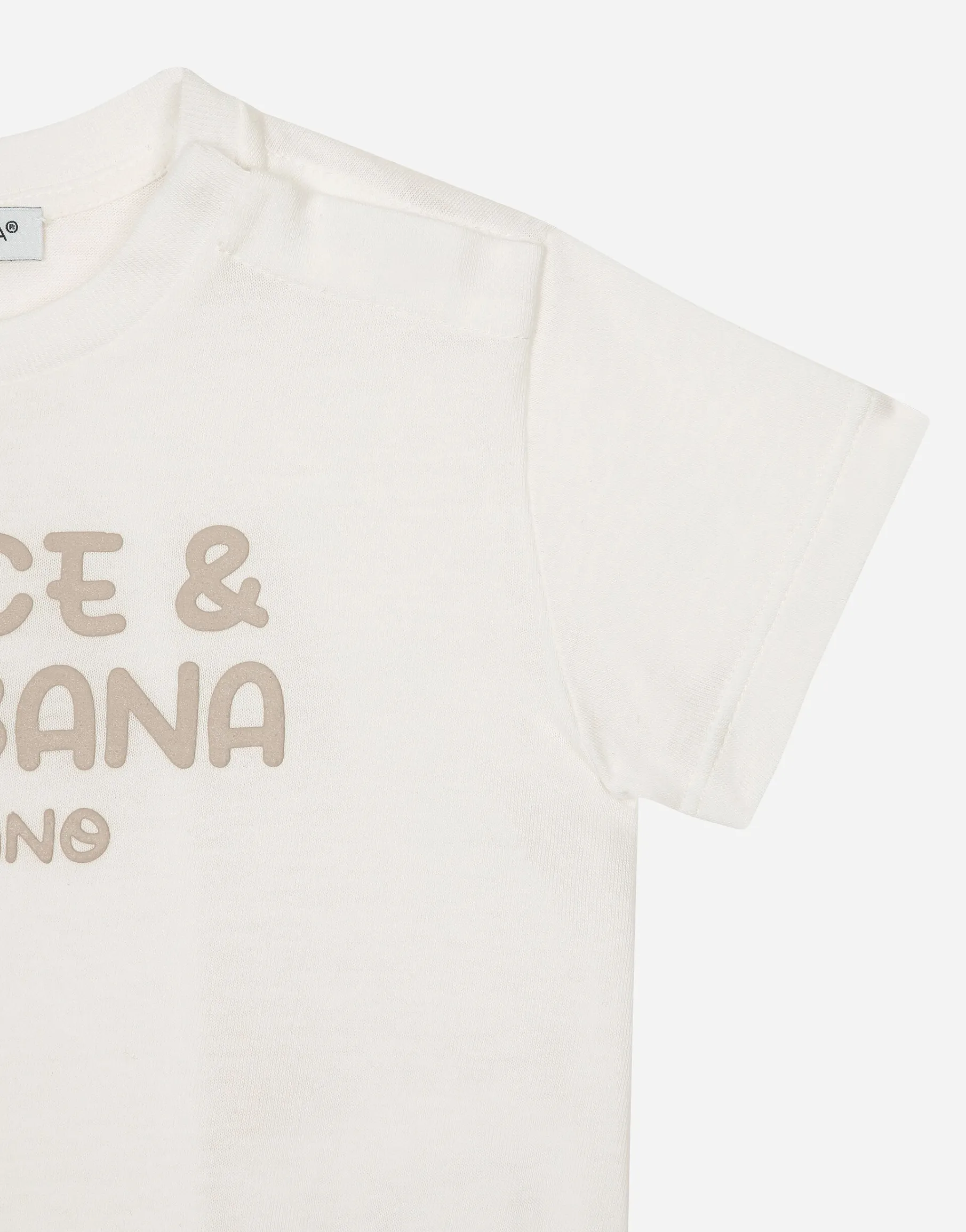 Jersey T-shirt with Dolce&Gabbana logo