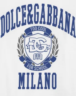 Jersey T-shirt with Dolce&Gabbana logo