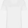 Jersey T-shirt with flocked Dolce&Gabbana detail