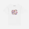 Jersey T-shirt with floral DG print