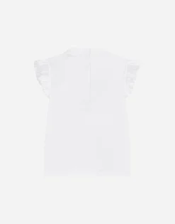 Jersey T-shirt with floral and DG logo print