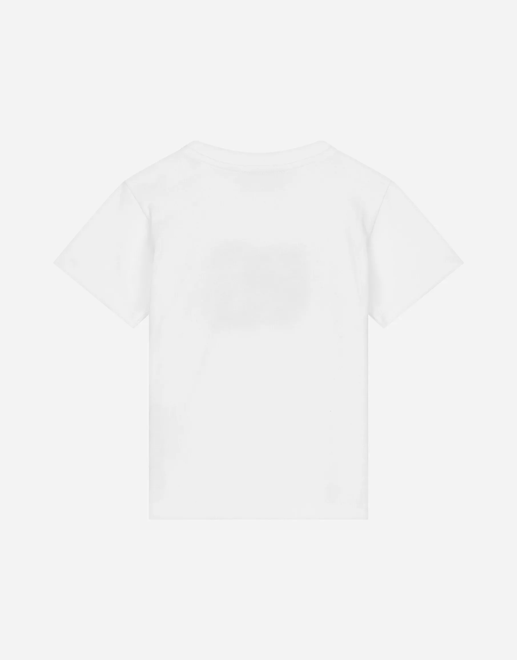 Jersey T-shirt with floral DG print
