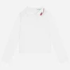 Jersey T-shirt with logo embroidery
