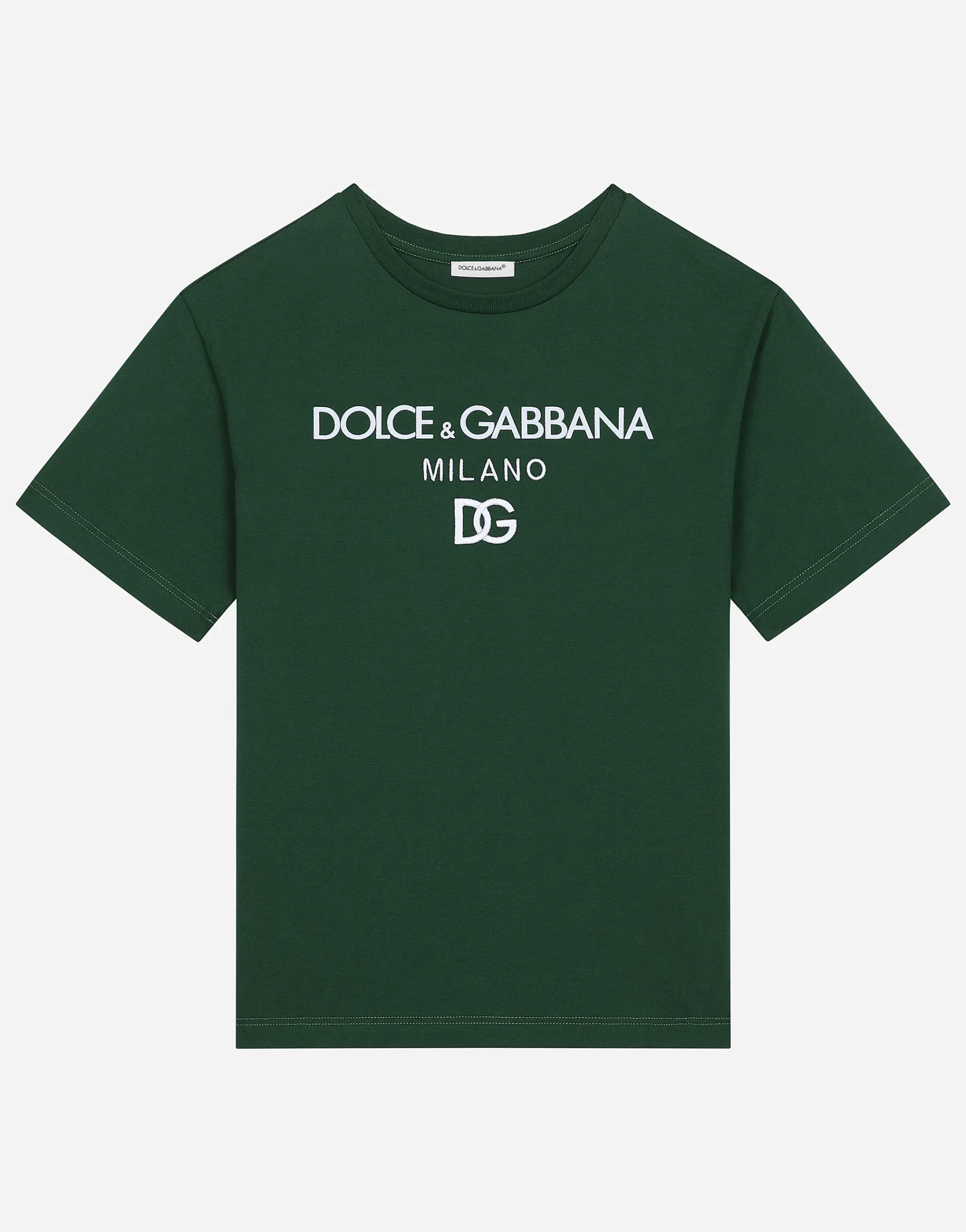 Jersey T-shirt with logo print