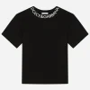 Jersey T-shirt with logo print