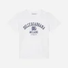 Jersey T-shirt with logo print