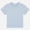 Jersey T-shirt with logo tag