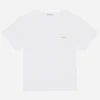 Jersey t-shirt with logo tag