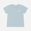 Jersey T-shirt with logo tag