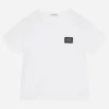 Jersey T-shirt with logo tag