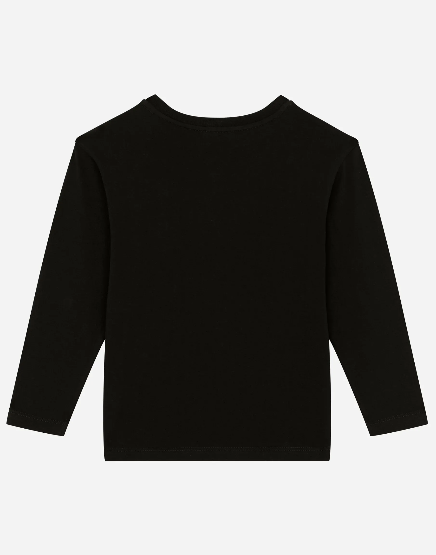 Jersey T-shirt with logo tag