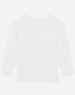 Jersey T-shirt with logo tag