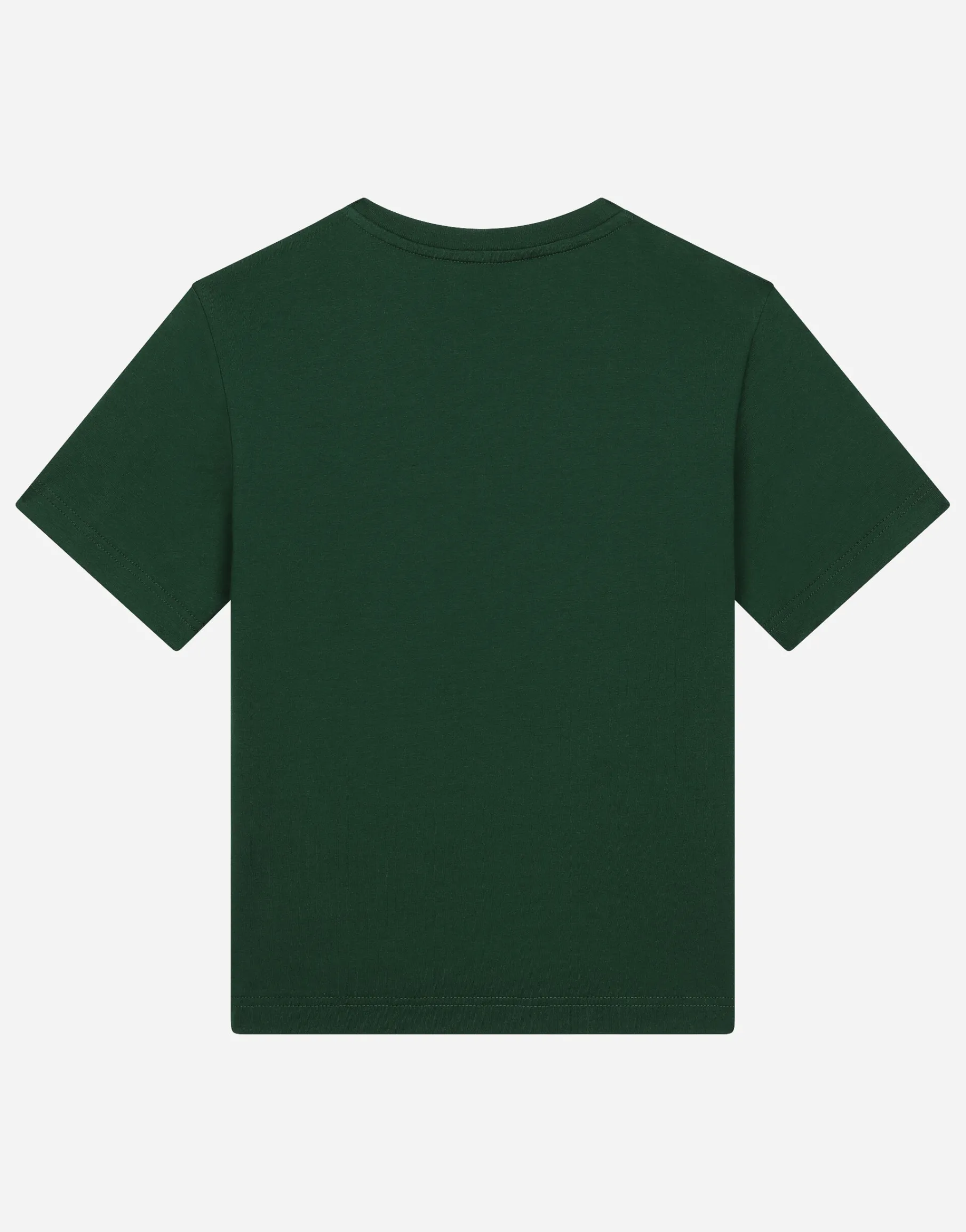 Jersey T-shirt with logo tag