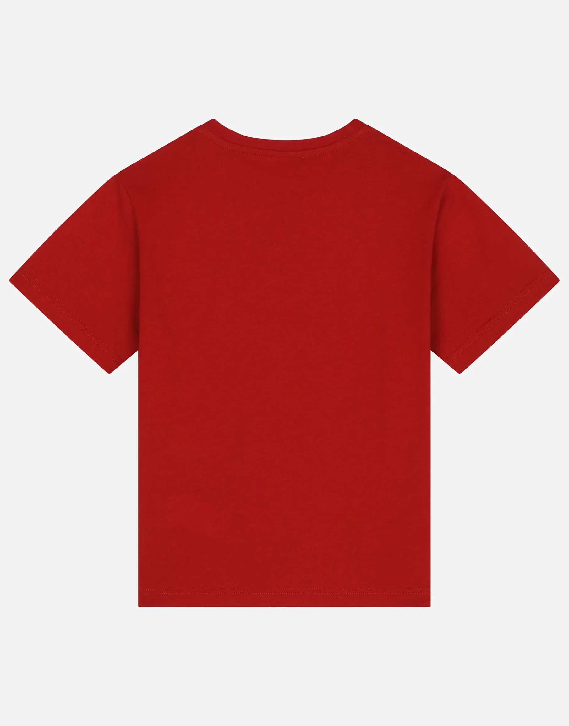 Jersey T-shirt with logo tag