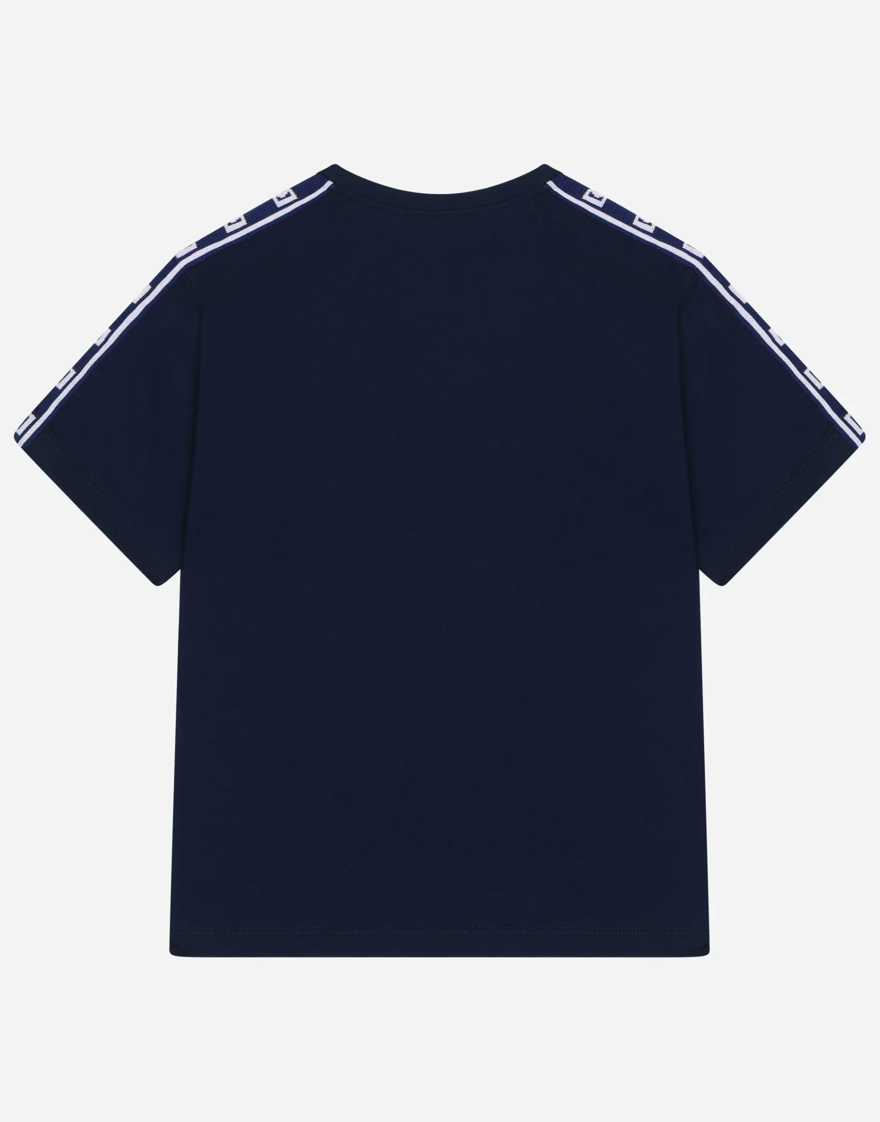 Jersey T-shirt with logo tag