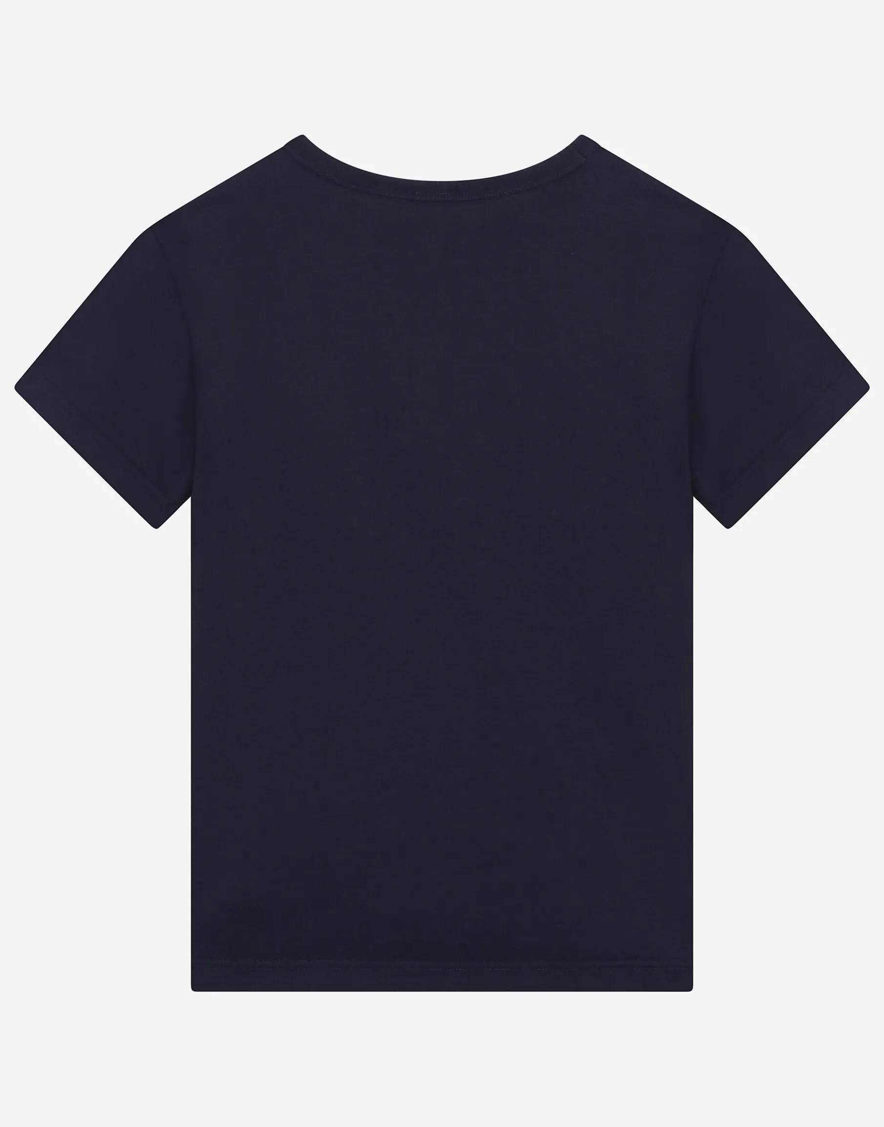 Jersey T-shirt with logo tag