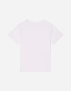 Jersey T-shirt with logo tag