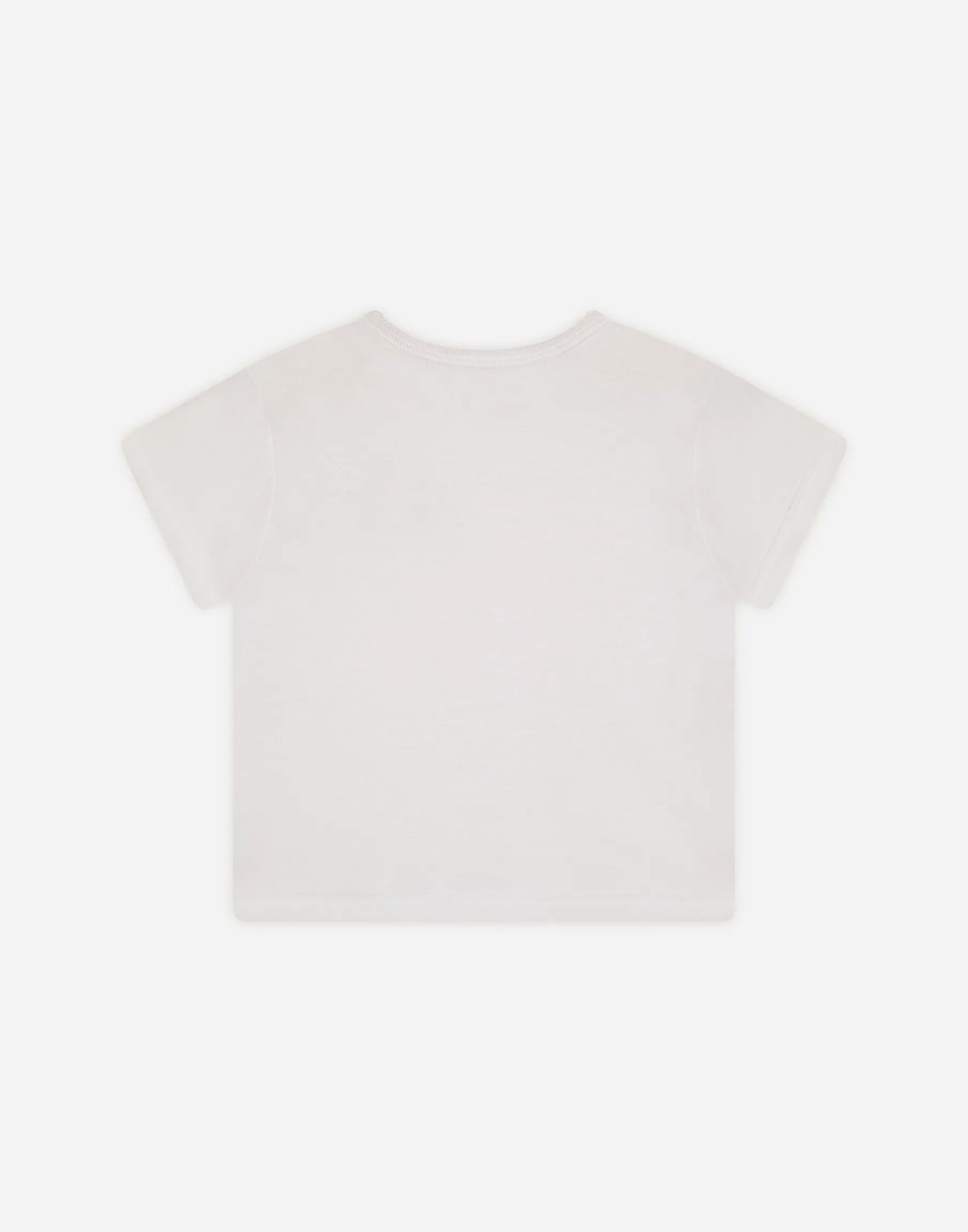 Jersey t-shirt with logo tag