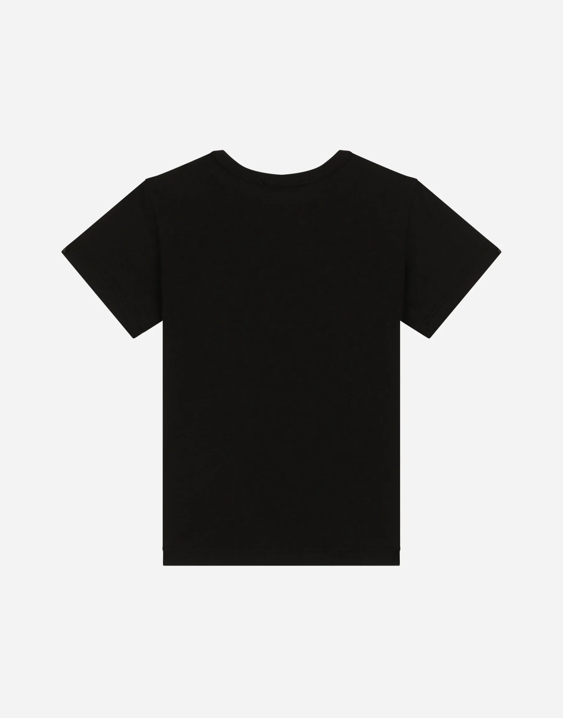 Jersey T-shirt with logo tag