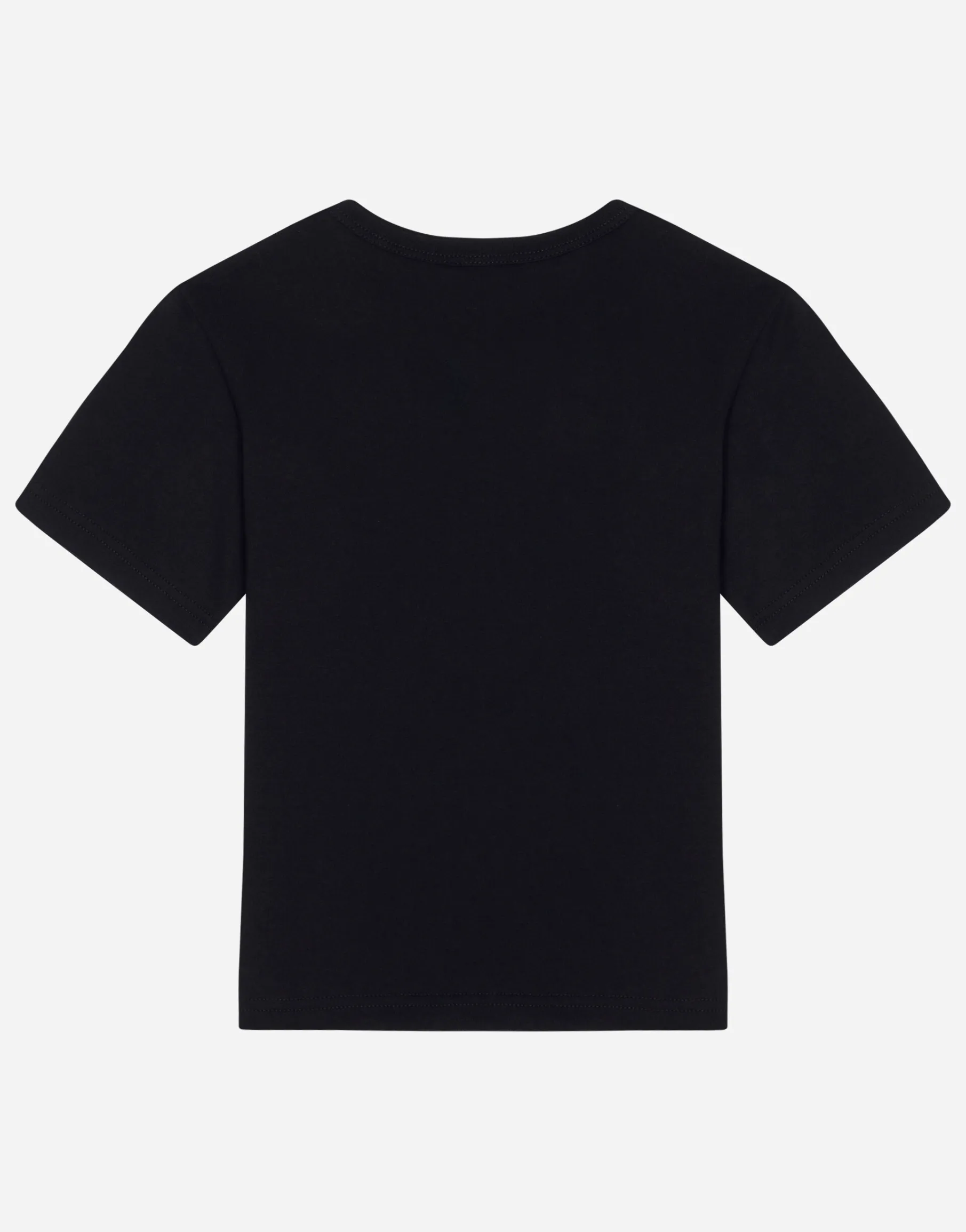 Jersey T-shirt with logo tag