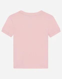Jersey T-shirt with logo tag