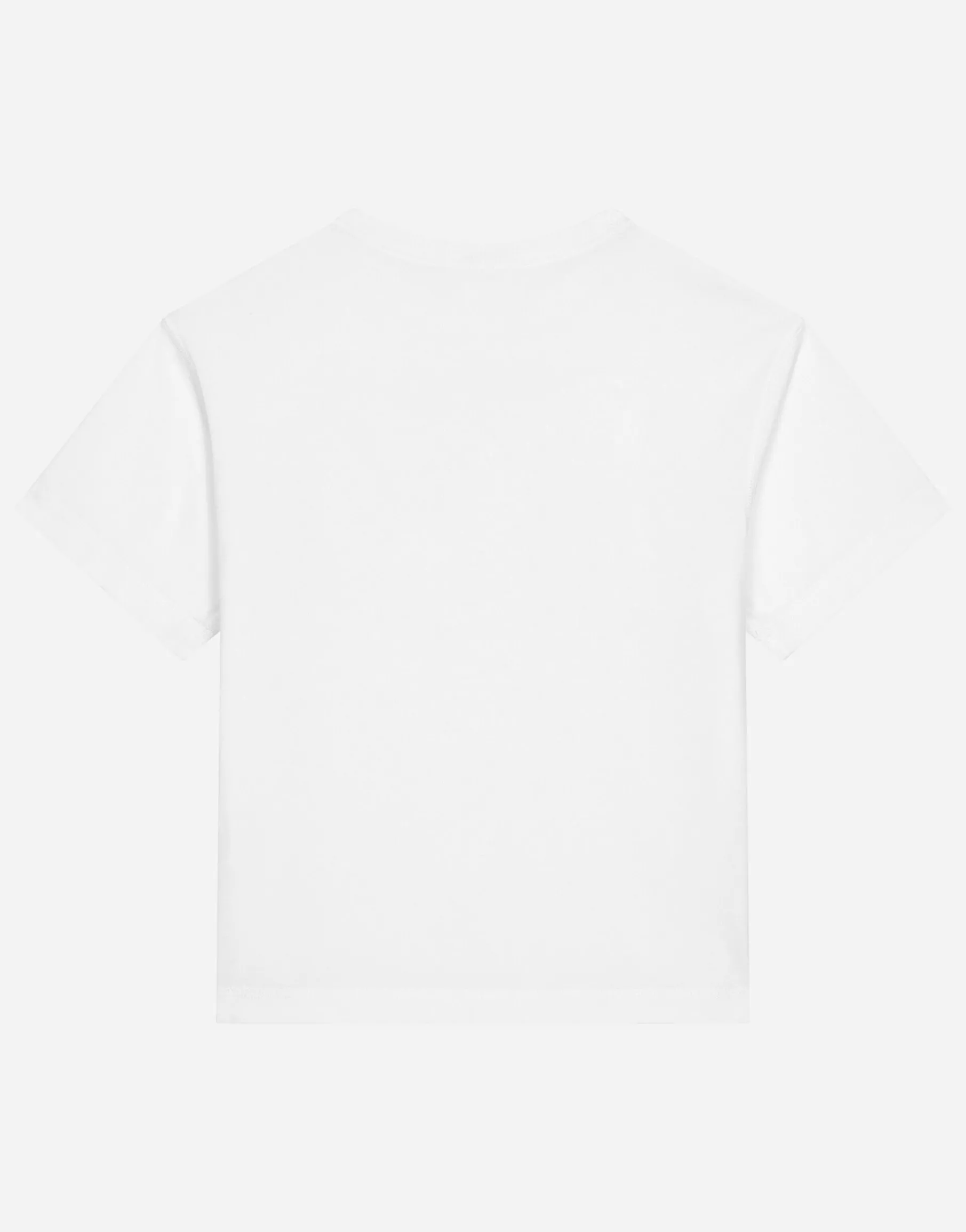 Jersey T-shirt with logo tag